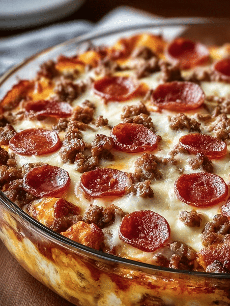Cheesy Meat Lovers Pizza Quinoa Bake: Your Ultimate Comfort Food